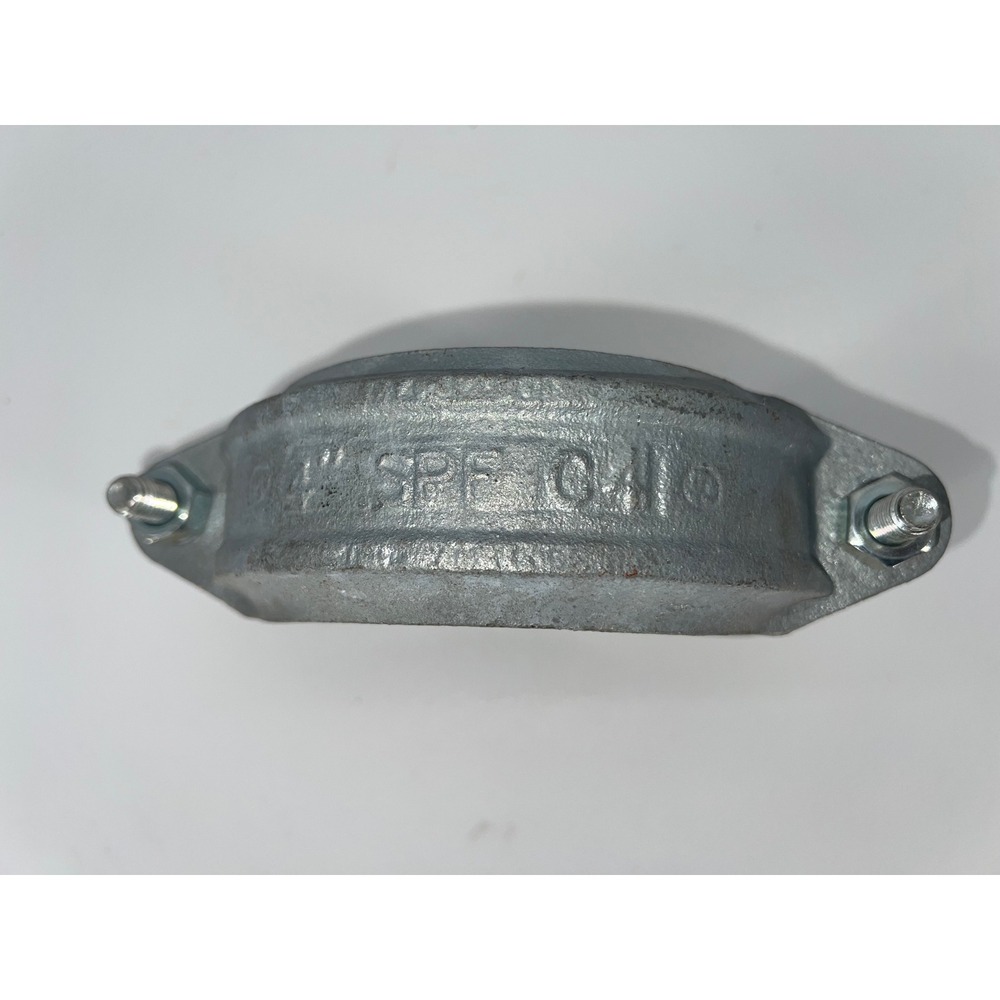 SPF C4 4 Inch Grooved Pipe Coupling Rigid Galvanized with Gasket Fire Protection - Picture 4 of 4